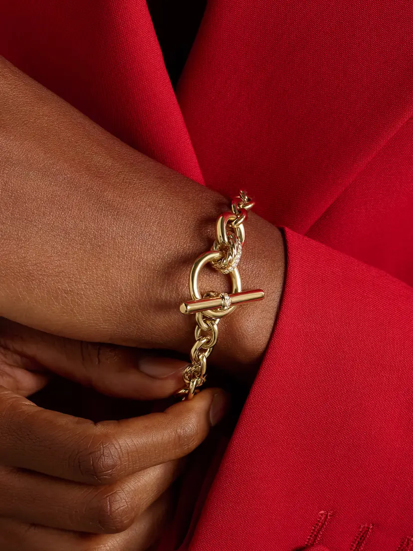David Yurman Dy Mercer® 18-karat Gold Diamond Bracelet | Thumbnail 2