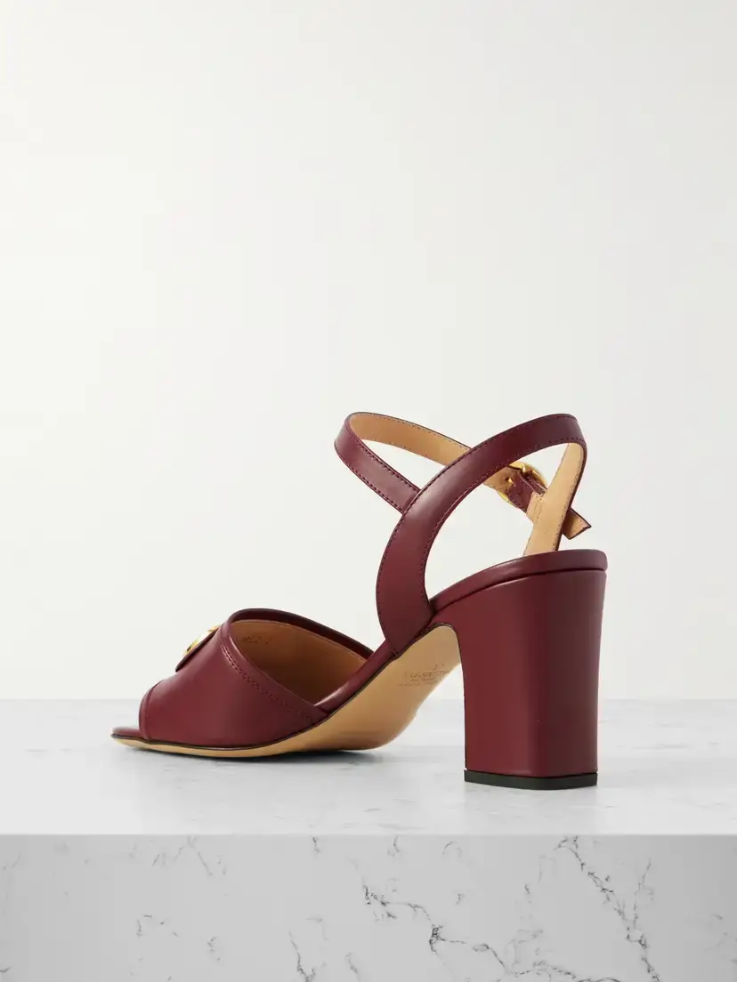 Valentino Garavani Vlogo 75 Leather Sandals | Thumbnail 3 Valentino Garavani Vlogo 75 Leather Sandals | Thumbnail 3