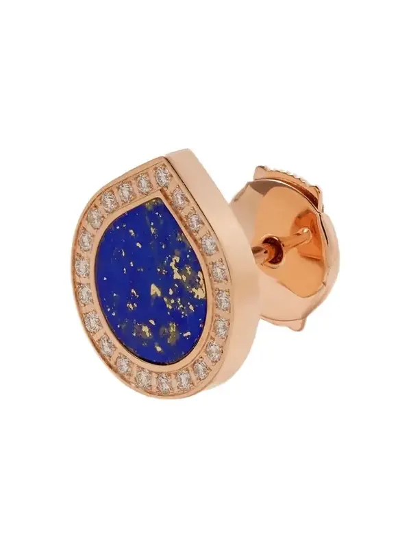 Antifer 18-karat Rose Gold, Lapis Lazuli And Diamond Single Earring