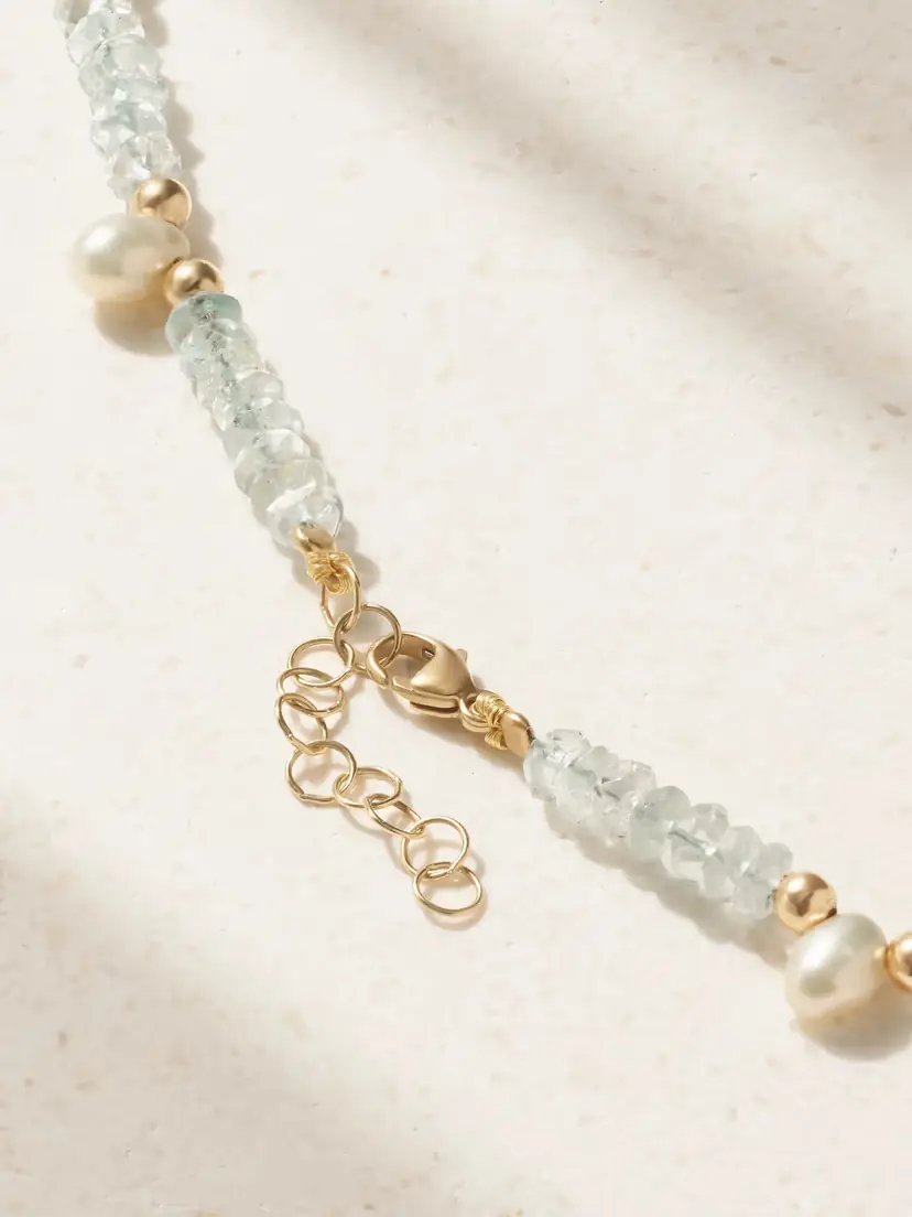 JIA JIA , Aquamarine And Pearl Necklace | Thumbnail 3 JIA JIA , Aquamarine And Pearl Necklace | Thumbnail 3