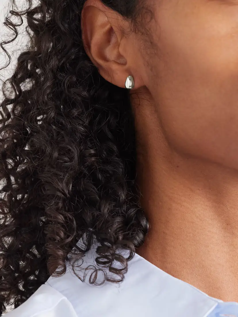 Sophie Buhai Tiny Egg Silver Earrings | Thumbnail 2