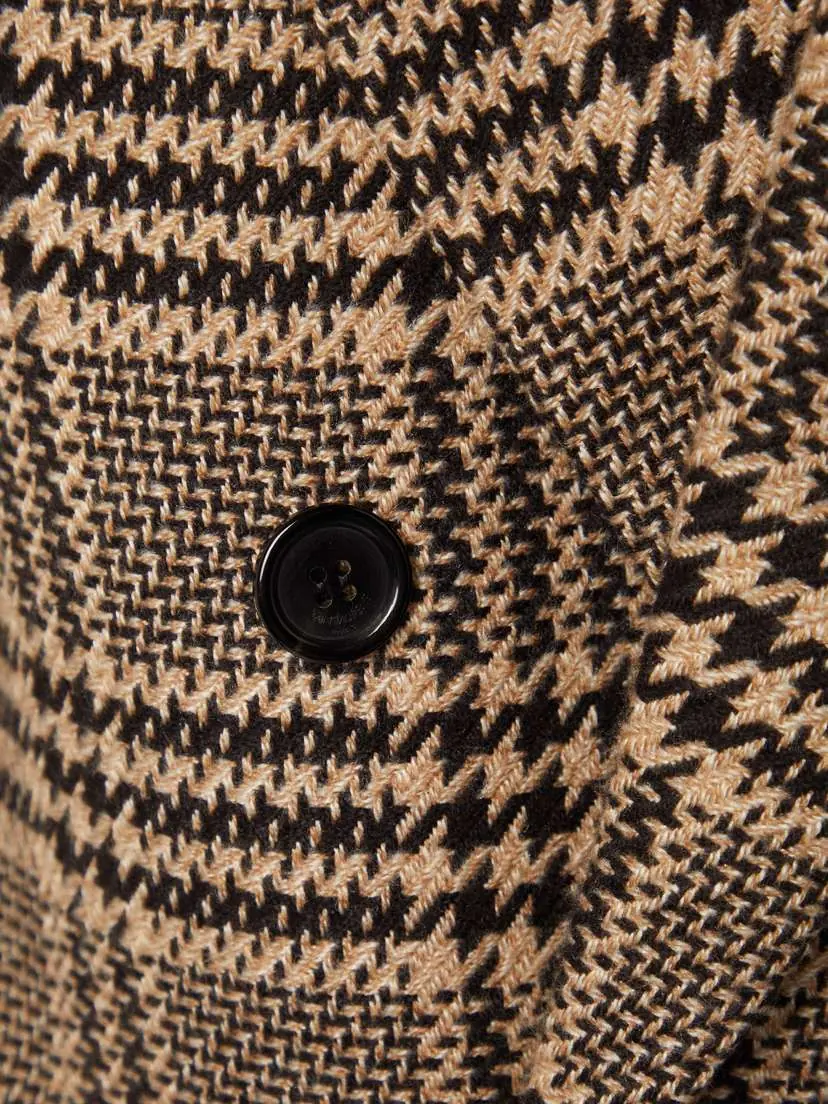 Saint Laurent Double-breasted Checked Silk And Cashmere-blend Blazer | Thumbnail 5