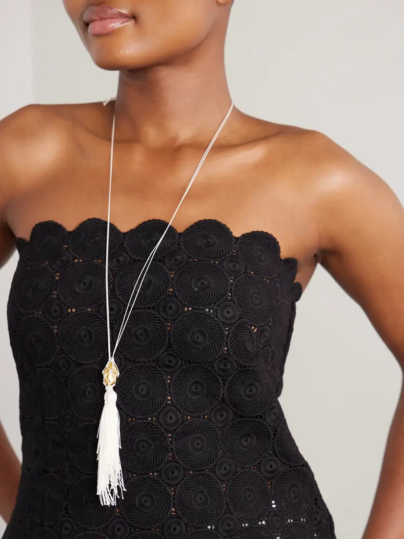 Alighieri Melody Cord And Gold-plated Necklace - Neutrals | Thumbnail 2