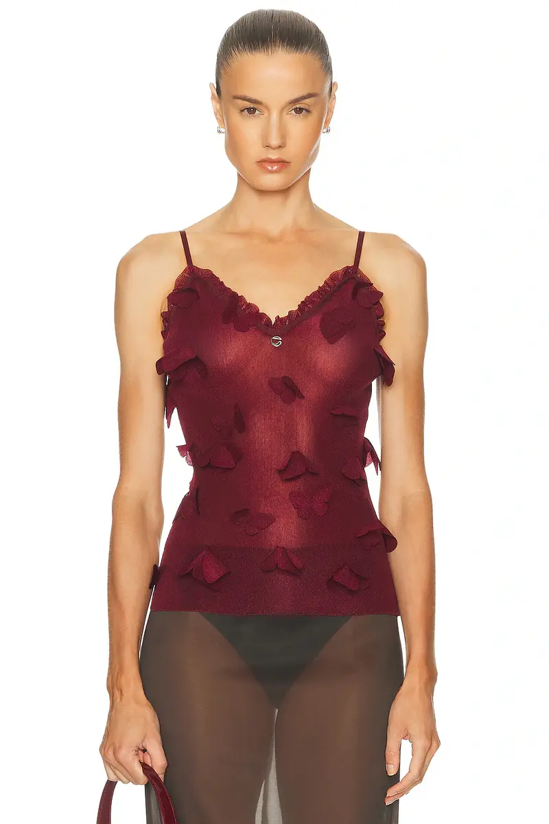 Coperni Butterflies Techno Top