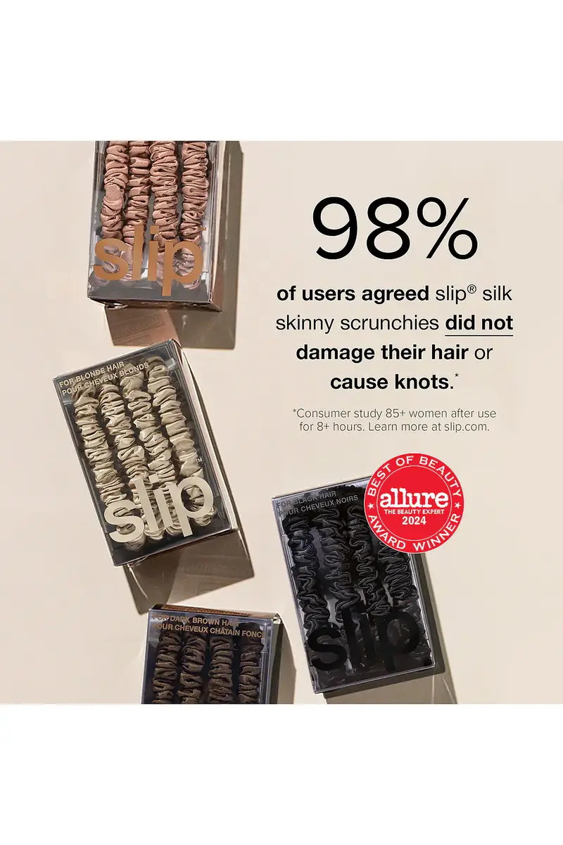 Slip Skinny Scrunchies 4 Pack | Thumbnail 7