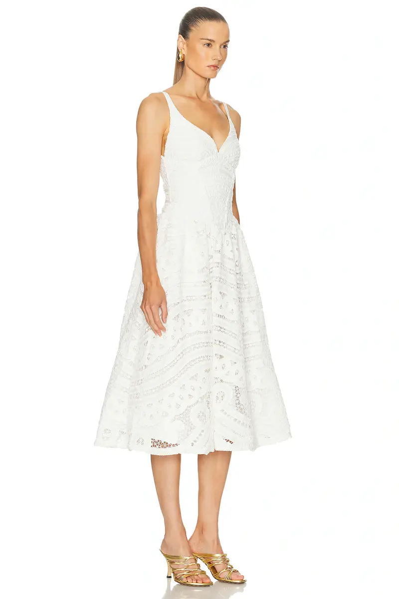 PatBo Rhythmic Lace Midi Dress | Thumbnail 2 PatBo Rhythmic Lace Midi Dress | Thumbnail 2