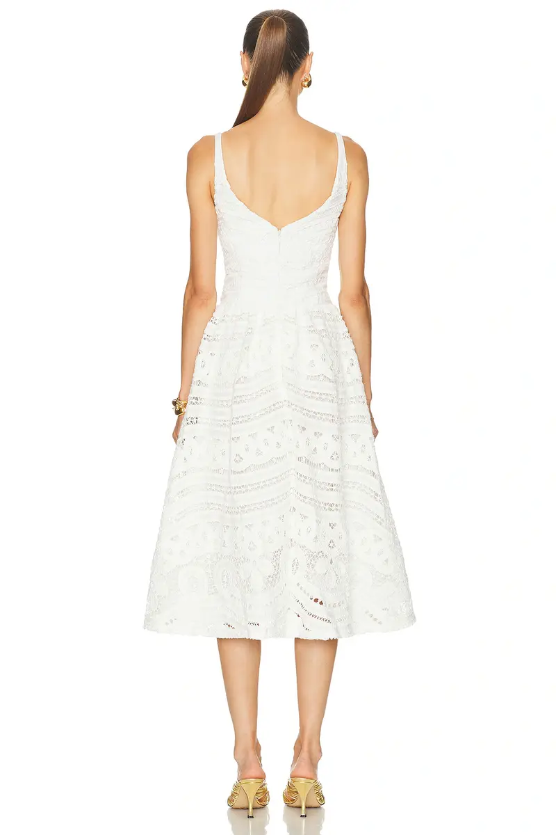 PatBo Rhythmic Lace Midi Dress | Thumbnail 3 PatBo Rhythmic Lace Midi Dress | Thumbnail 3