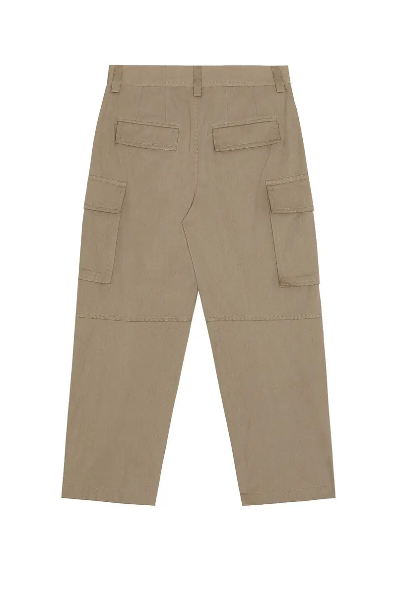 Bottega Veneta Washed Irregular Cotton Twill Cargo Trousers | Thumbnail 2