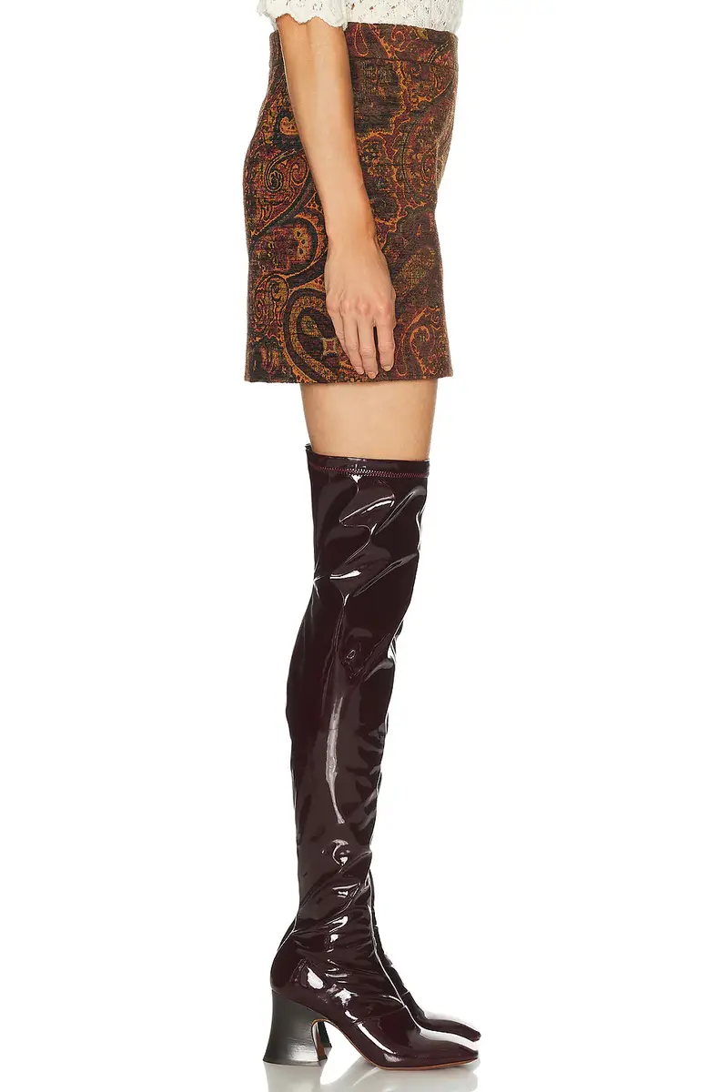 Chloe Wool Paisley Skirt | Thumbnail 3 Chloe Wool Paisley Skirt | Thumbnail 3