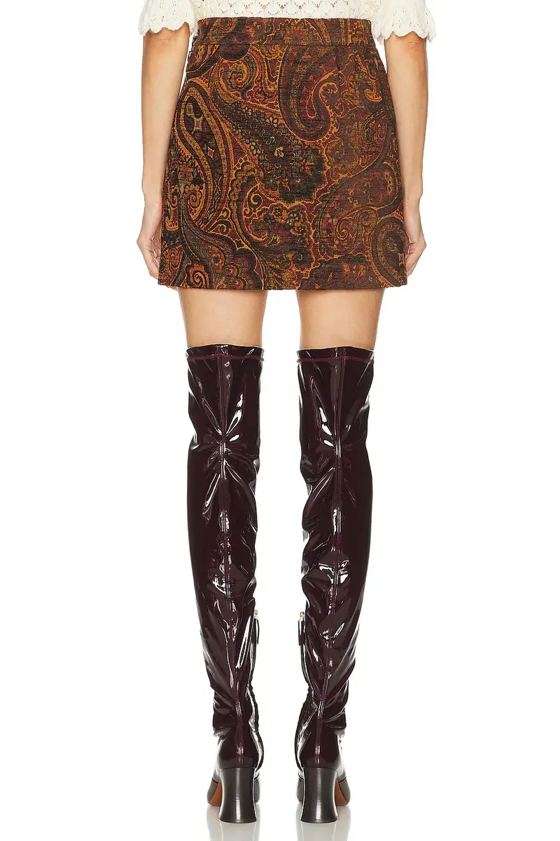 Chloe Wool Paisley Skirt | Thumbnail 4 Chloe Wool Paisley Skirt | Thumbnail 4