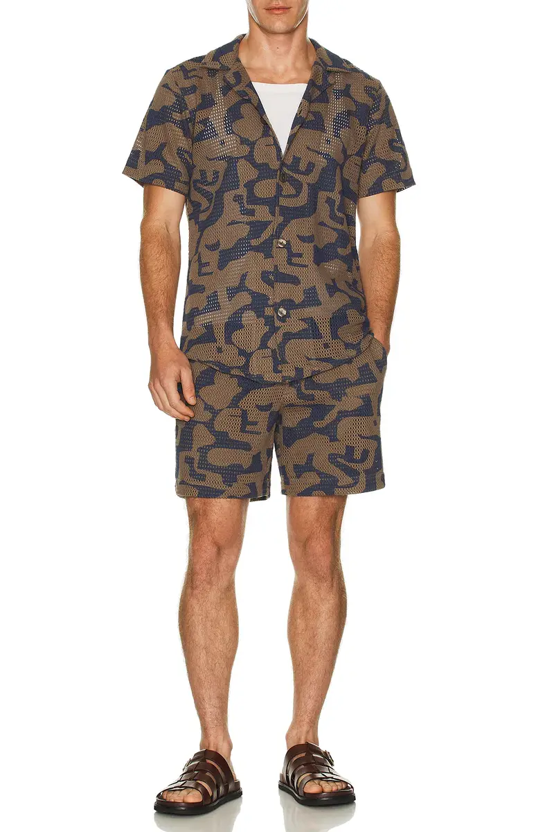 OAS Morel Puzzlotec Cuba Net Shirt | Thumbnail 7