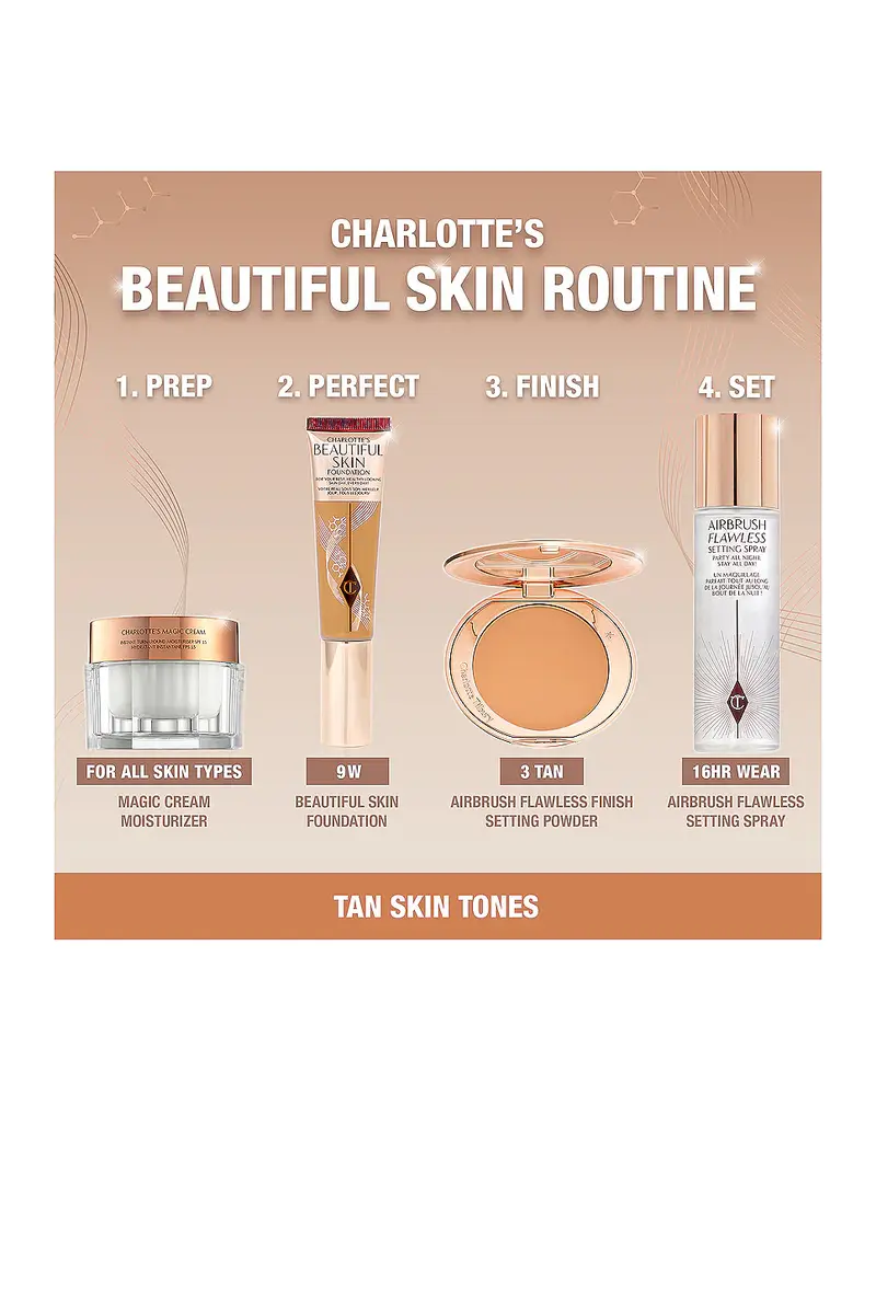 Charlotte Tilbury Charlotte's Beautiful Skin Medium Coverage Liquid Foundation with Hyaluronic Acid | Thumbnail 8