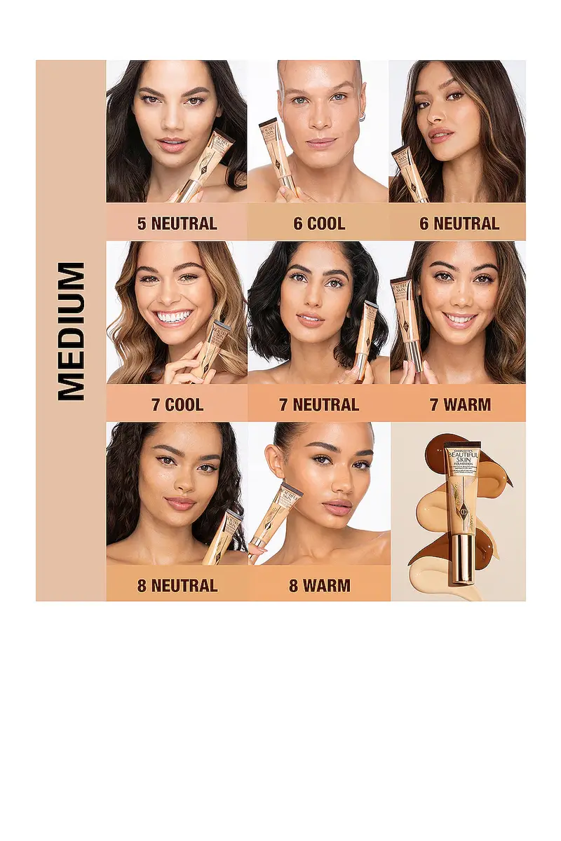 Charlotte Tilbury Charlotte's Beautiful Skin Medium Coverage Liquid Foundation with Hyaluronic Acid | Thumbnail 6