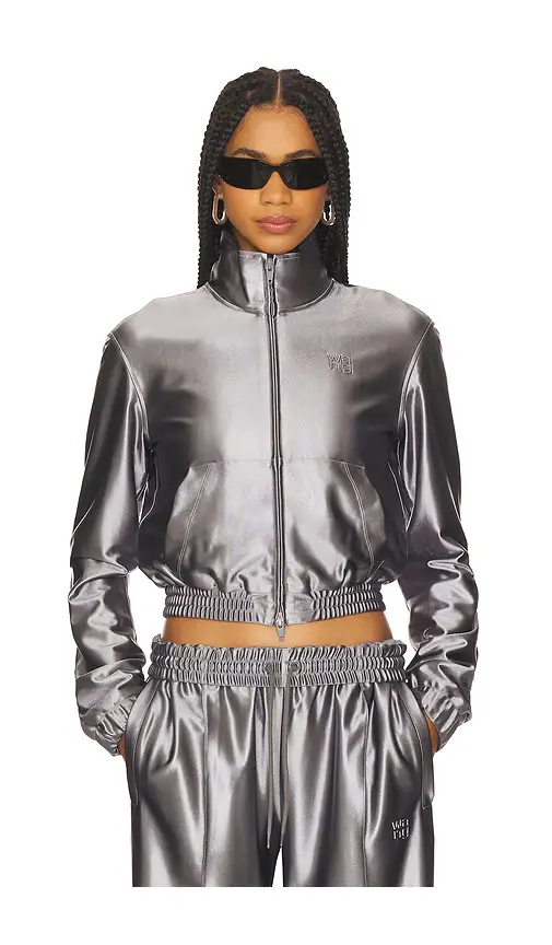 Alexander Wang Shrunken Zip-up Jacket