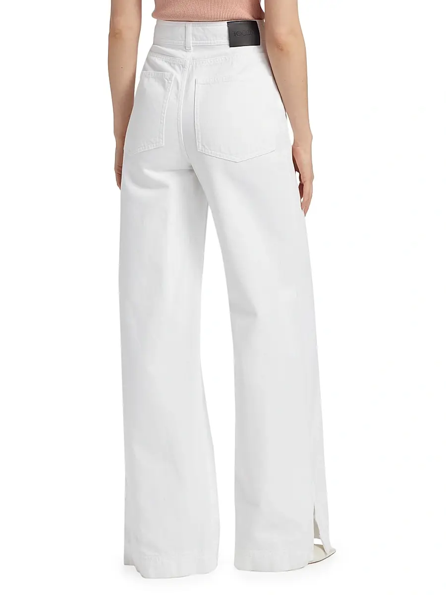Toccin Women's Eileen Slit Wide-Leg Pants | Thumbnail 5