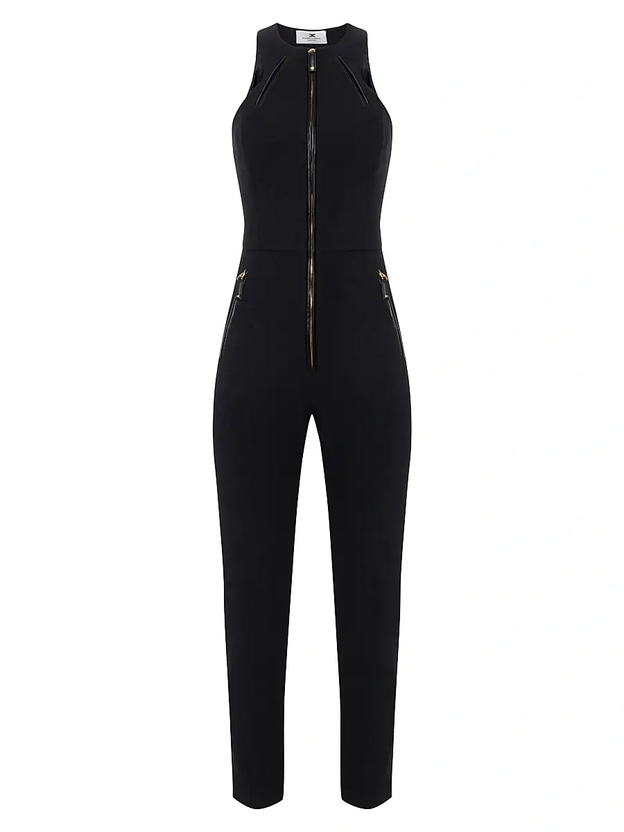 Elisabetta Franchi Women's Crêpe Zip Jumpsuit