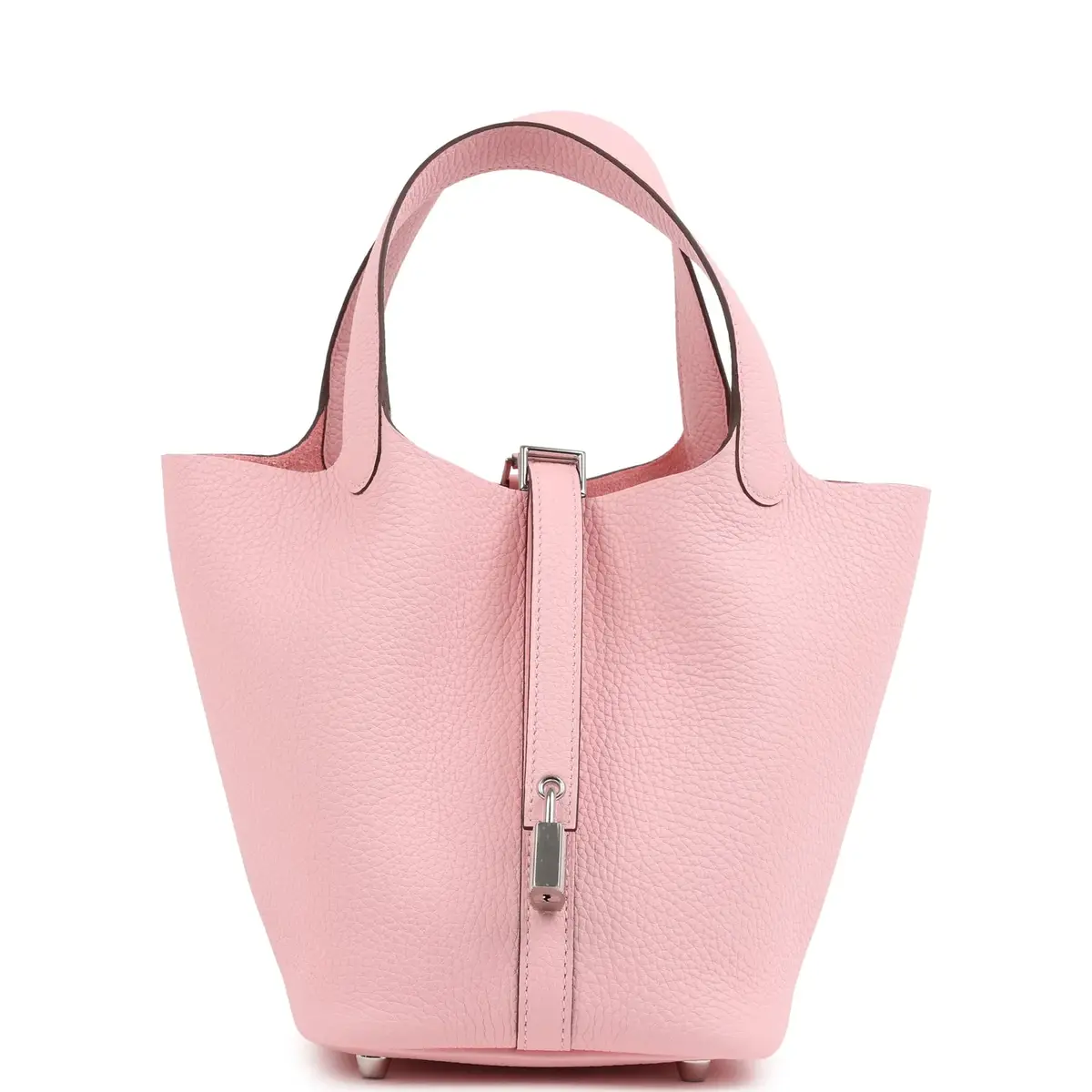 HERMÈS Hermes Picotin Lock 18 Rose Sakura Clemence Palladium Hardware | Image 1 HERMÈS Hermes Picotin Lock 18 Rose Sakura Clemence Palladium Hardware | Image 1