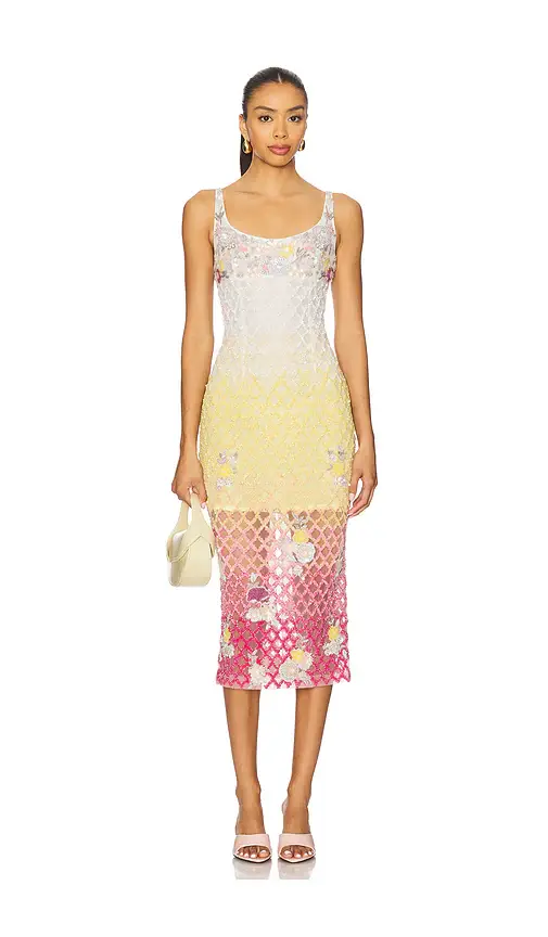 x REVOLVE Valeria Jewel Embroidered Midi Dress x REVOLVE Valeria Jewel Embroidered Midi Dress
