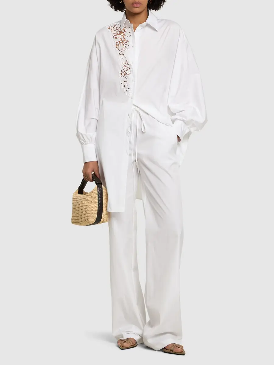 ERMANNO SCERVINO Cotton Pajama Pants | Thumbnail 2