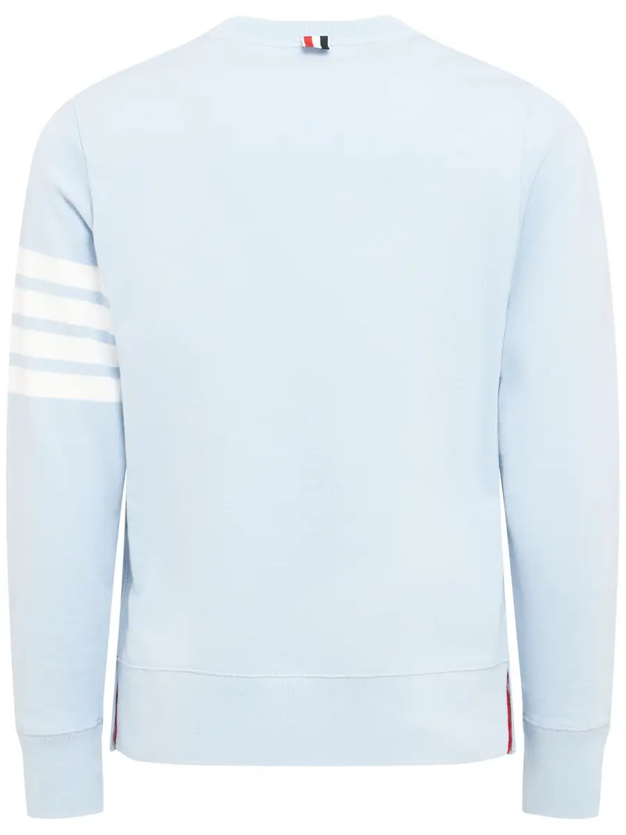 THOM BROWNE Cotton Jersey Logo Sweatshirt | Thumbnail 4
