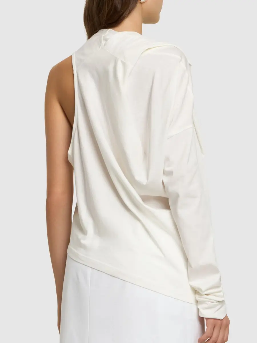 Courrèges Off-shoulder Jersey Top | Thumbnail 3