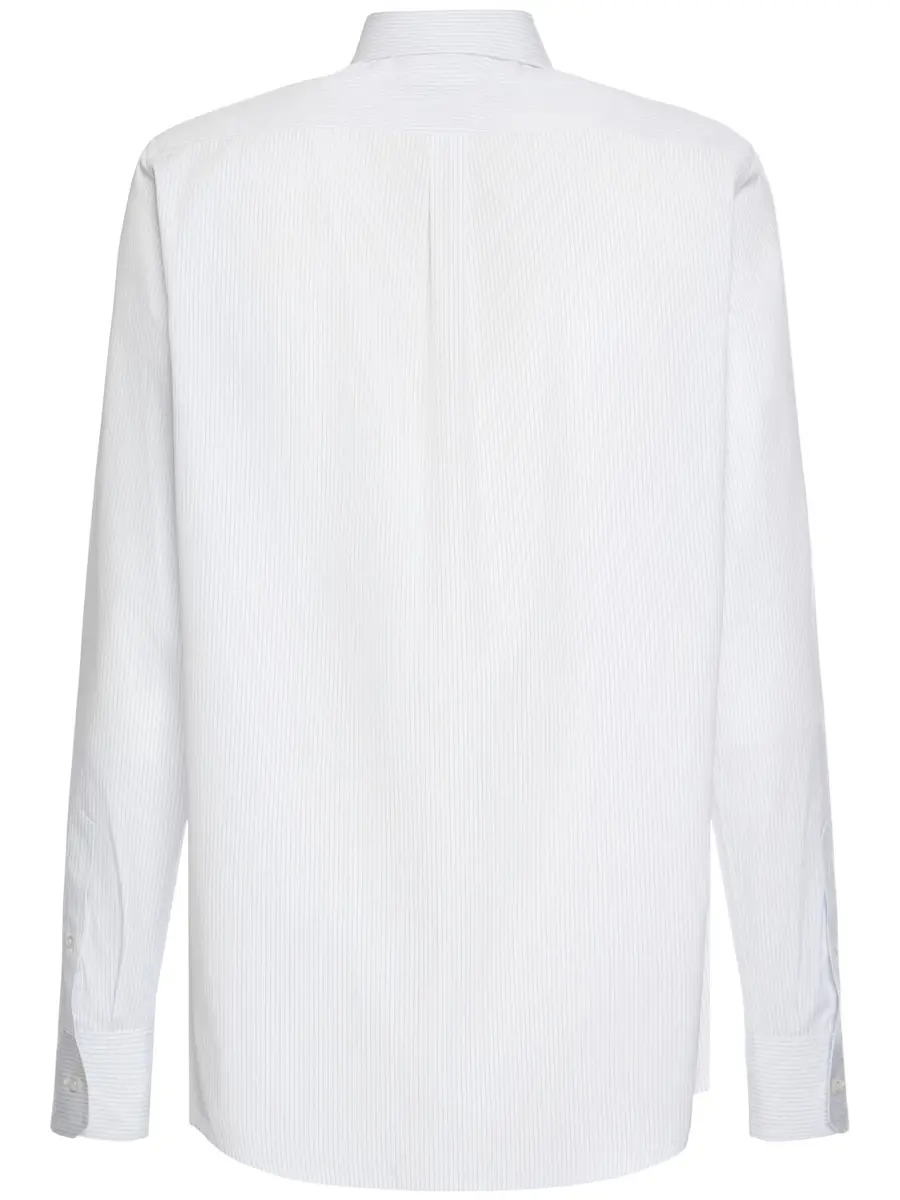 DOLCE & GABBANA Striped Cotton Poplin Shirt | Thumbnail 2