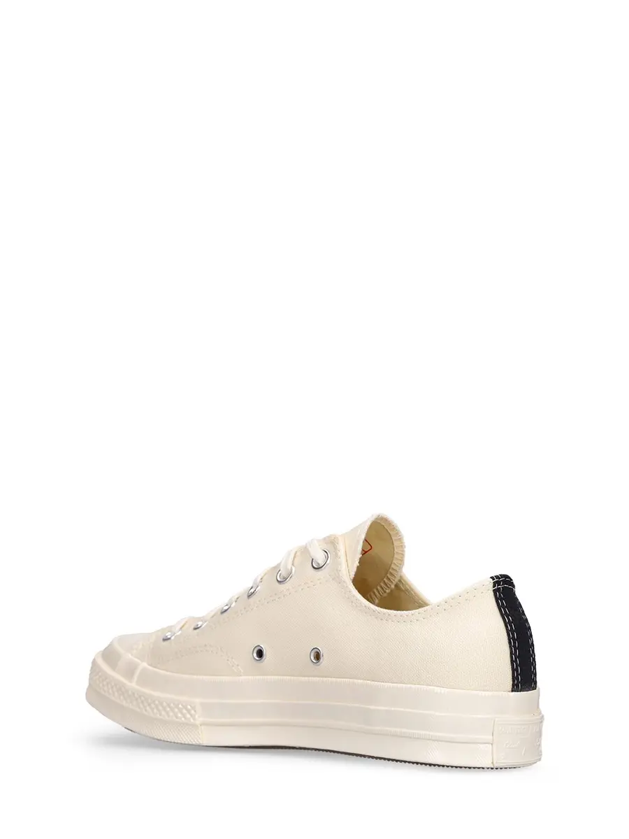 COMME DES GARÇONS PLAY 20mm Play Converse Cotton Sneakers | Thumbnail 4