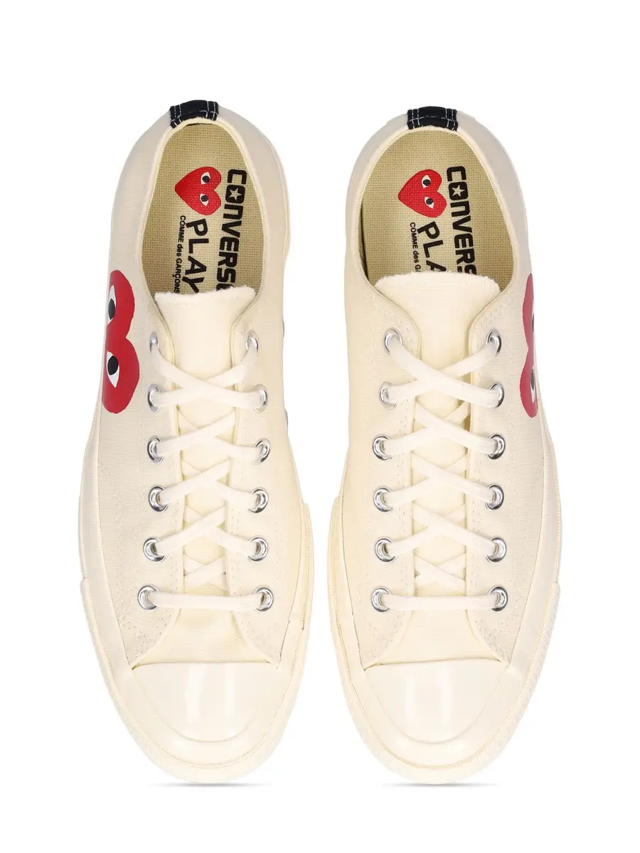 COMME DES GARÇONS PLAY 20mm Play Converse Cotton Sneakers | Thumbnail 5