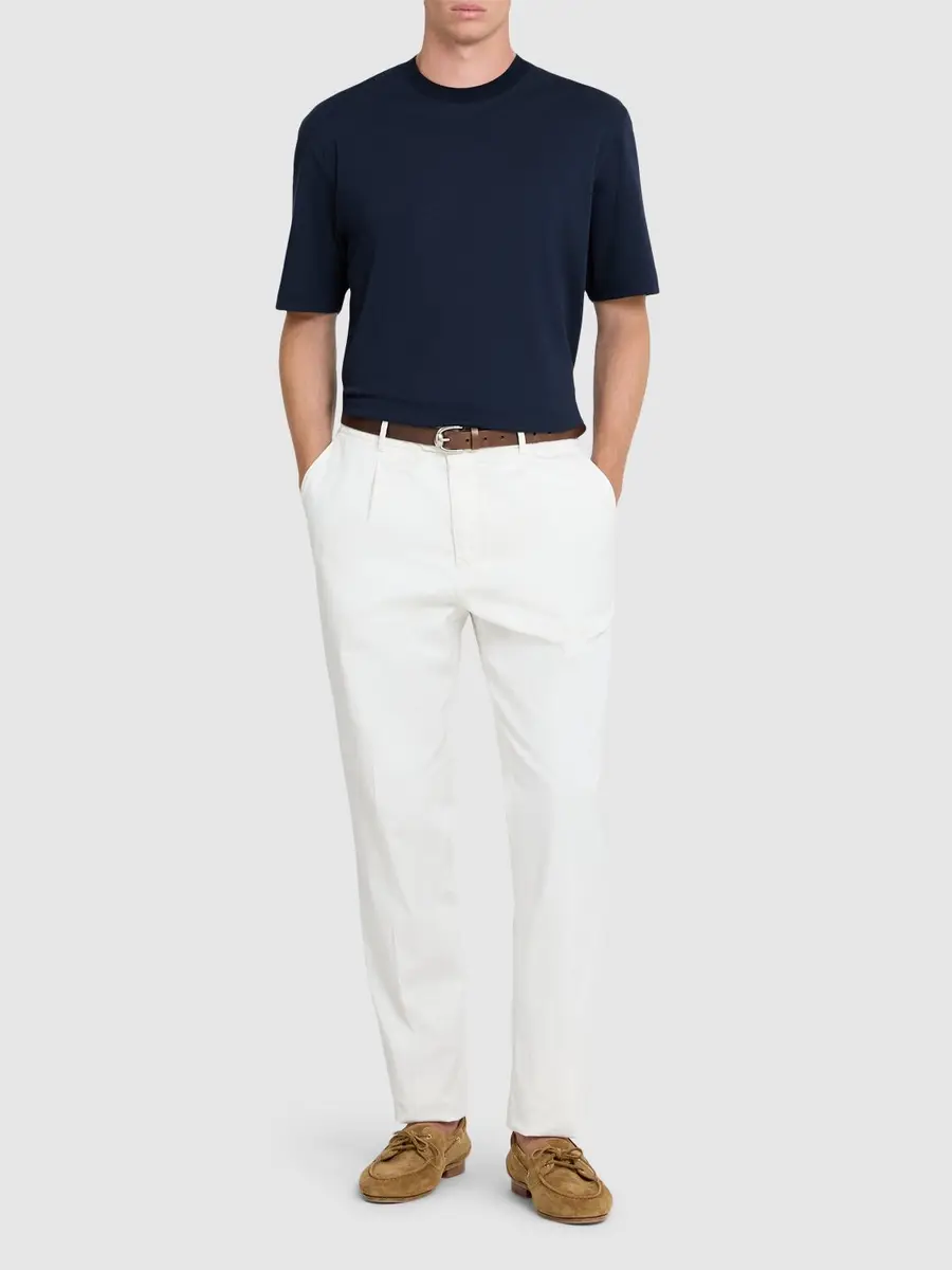 ZEGNA Cotton & Silk T-shirt | Thumbnail 2