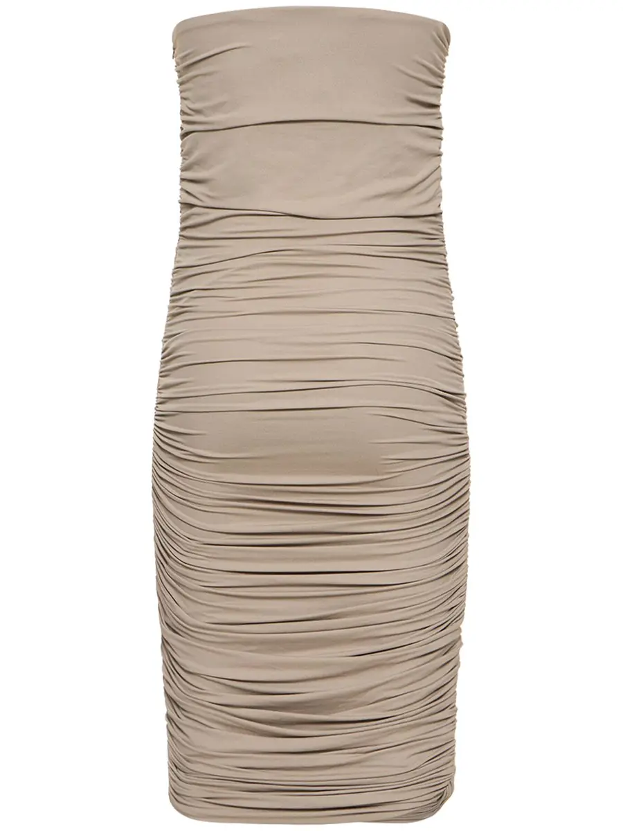 MICHAEL KORS COLLECTION Stretch Viscose Jersey Midi Dress | Thumbnail 5