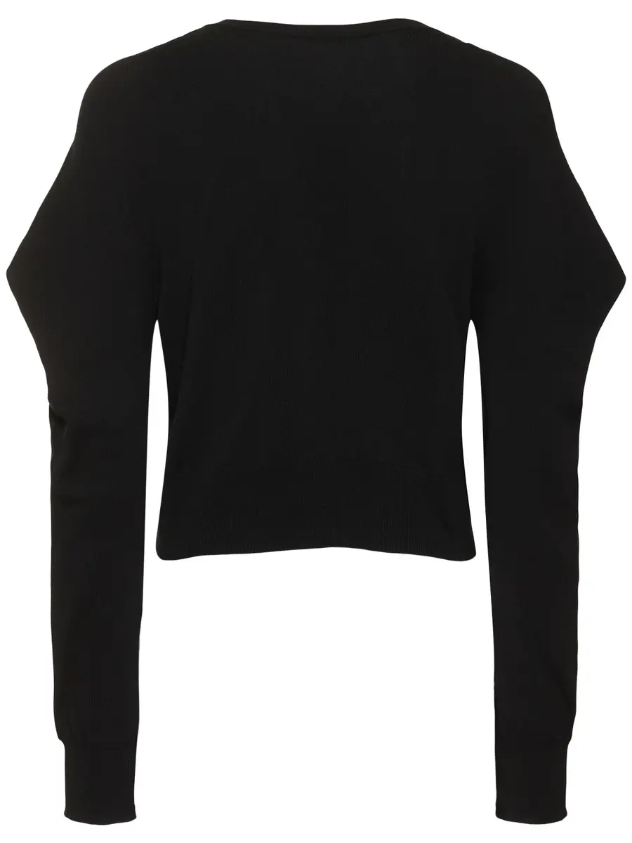 ISSEY MIYAKE Four Sleeved Knitted Cardigan | Thumbnail 4