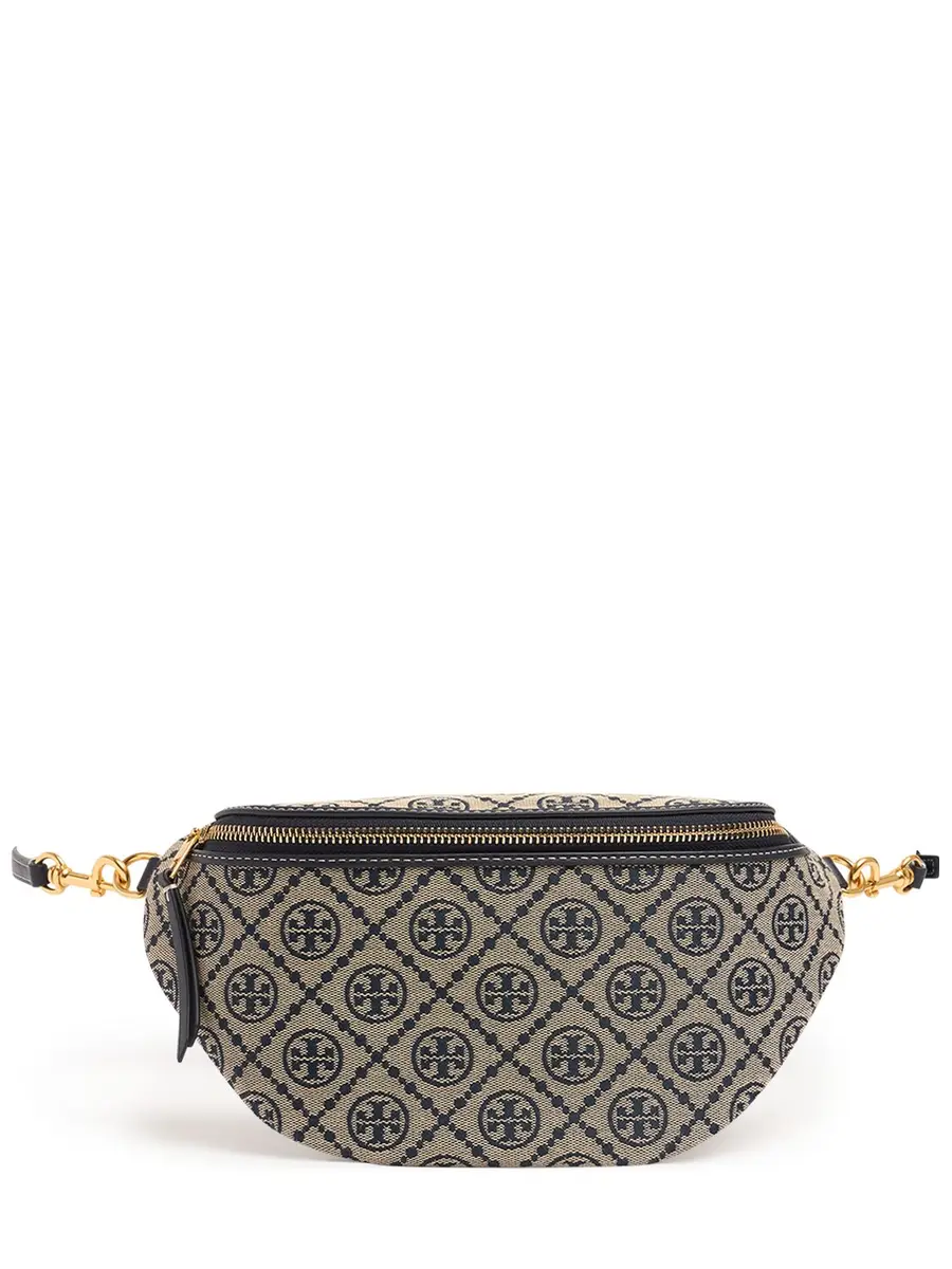 TORY BURCH T Monogram Canvas Belt Bag | Image 1 TORY BURCH T Monogram Canvas Belt Bag | Image 1
