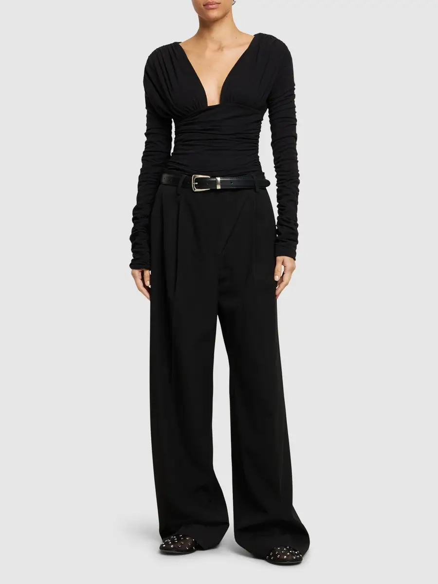 INTERIOR The Vera Cotton Poplin Top | Thumbnail 2