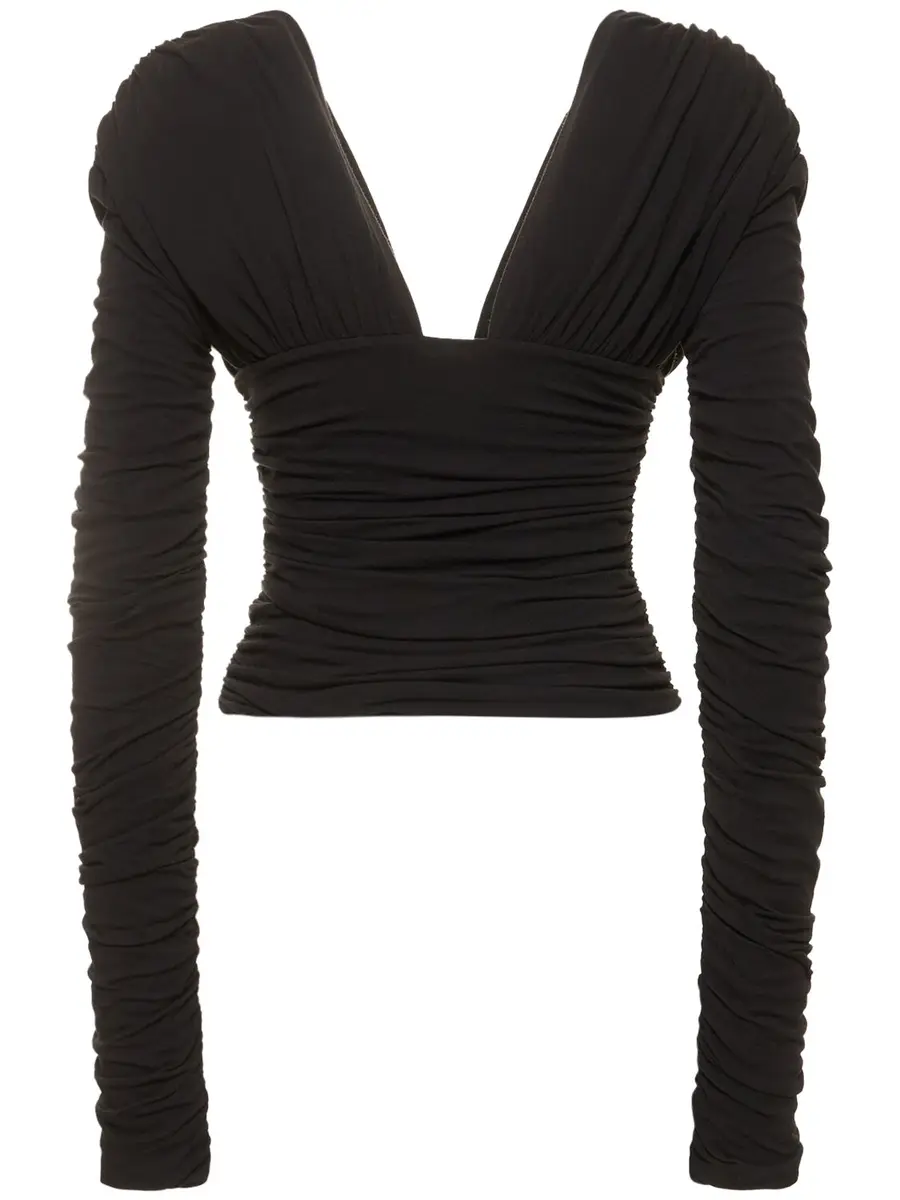 INTERIOR The Vera Cotton Poplin Top | Thumbnail 5