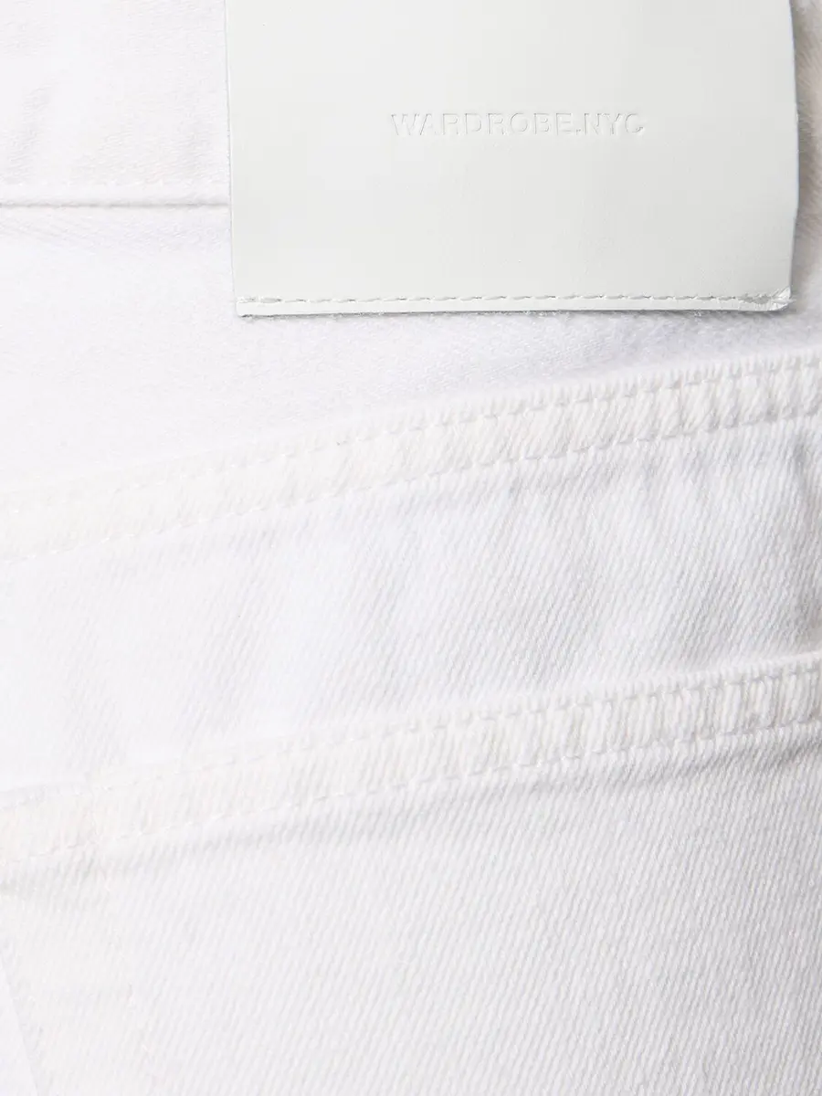 WARDROBE.NYC Cotton Denim Shorts | Thumbnail 4