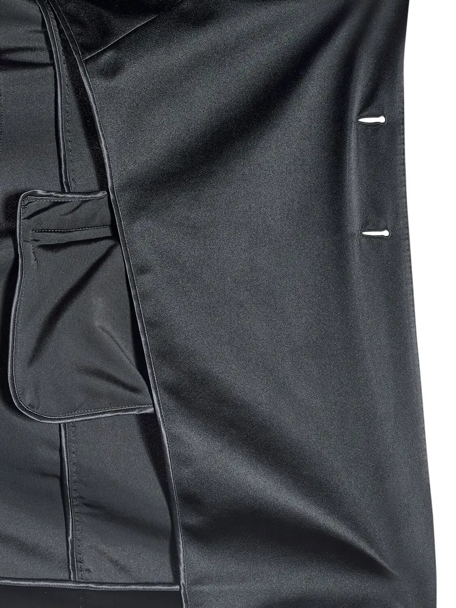 DOLCE & GABBANA Stretch Velvet Double Breasted Jacket | Thumbnail 6