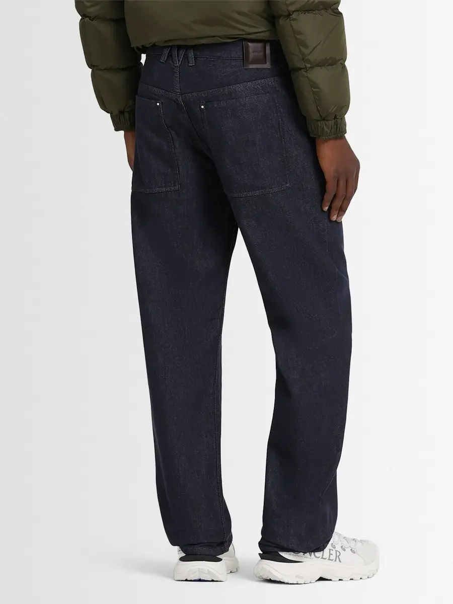 MONCLER Cotton Denim Straight Jeans | Thumbnail 3