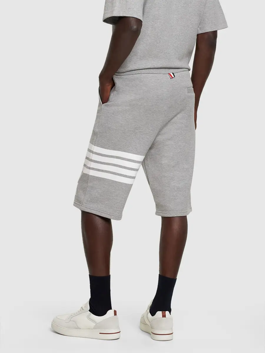 THOM BROWNE 4-bar Cotton Jersey Shorts | Thumbnail 3 THOM BROWNE 4-bar Cotton Jersey Shorts | Thumbnail 3