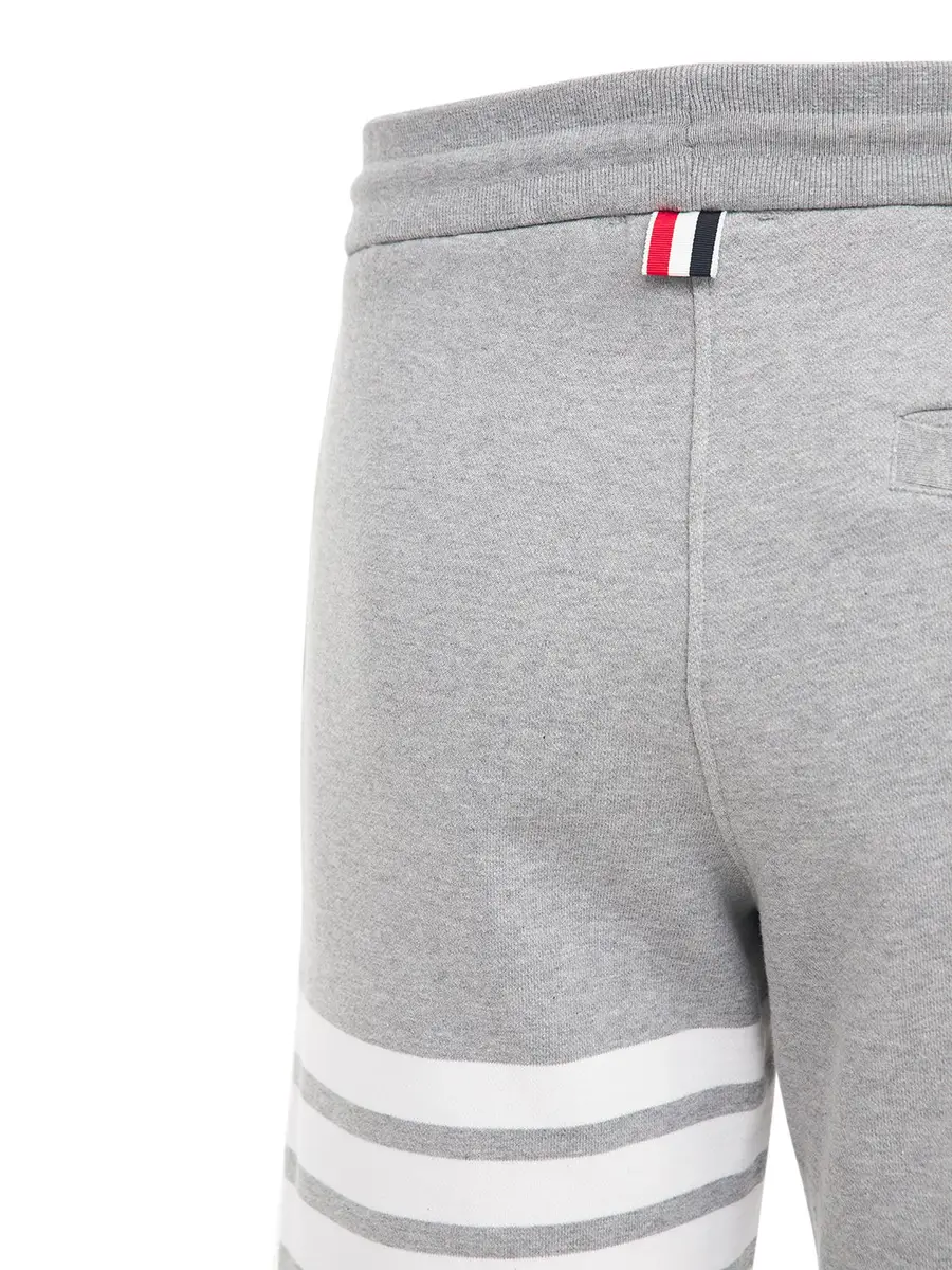 THOM BROWNE 4-bar Cotton Jersey Shorts | Thumbnail 8 THOM BROWNE 4-bar Cotton Jersey Shorts | Thumbnail 8