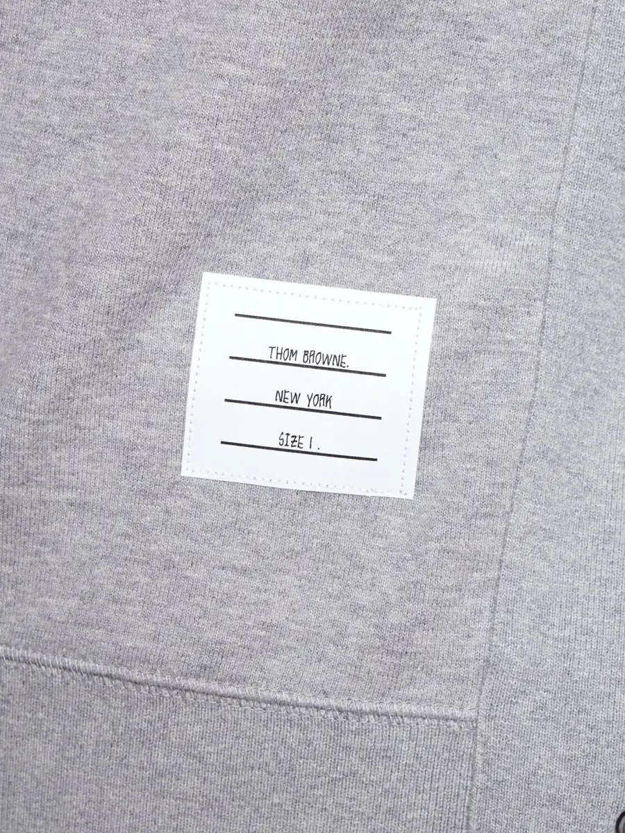 THOM BROWNE Cotton Jersey Logo Sweatshirt | Thumbnail 4