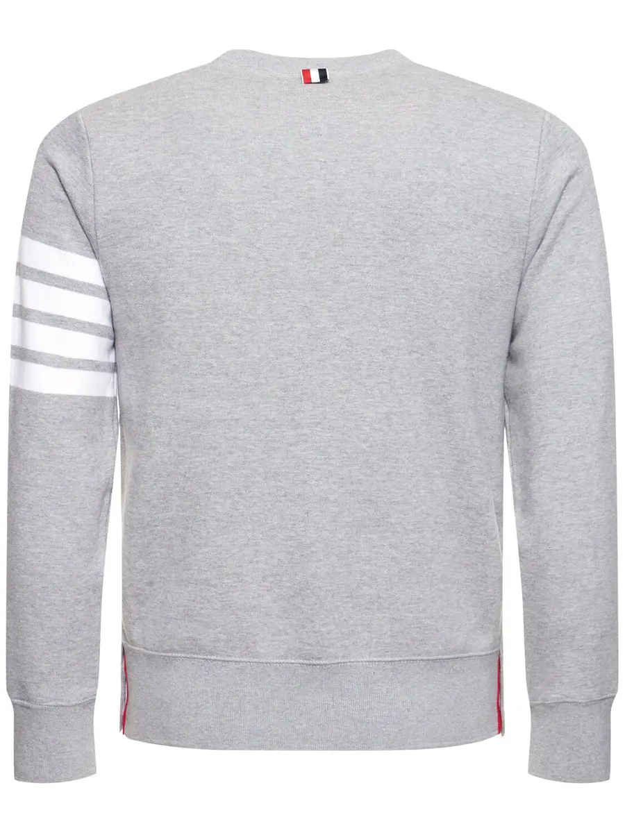 THOM BROWNE Cotton Jersey Logo Sweatshirt | Thumbnail 5