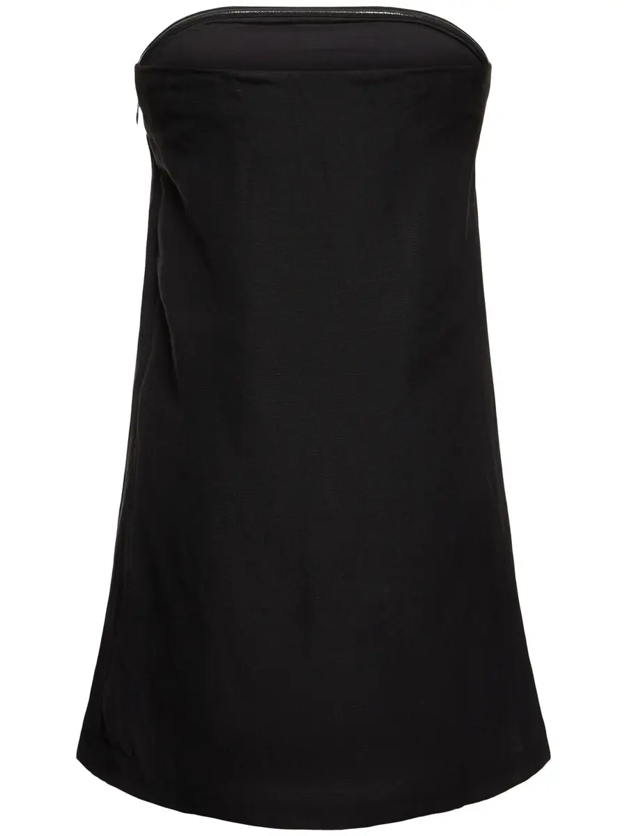 POSSE Presley Strapless Viscose Mini Dress | Thumbnail 5
