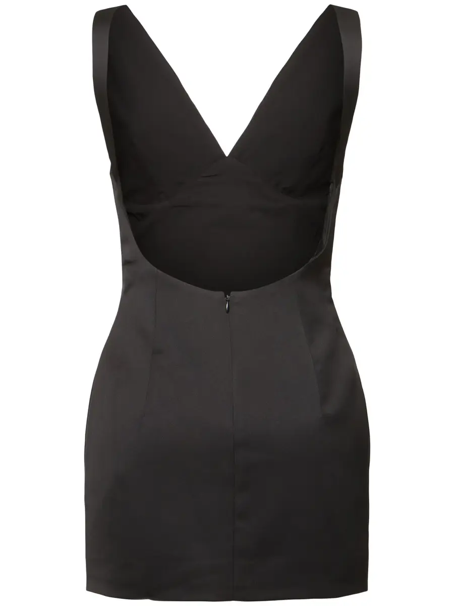 MÔNOT Plunging V Neck Mini Dress | Thumbnail 4