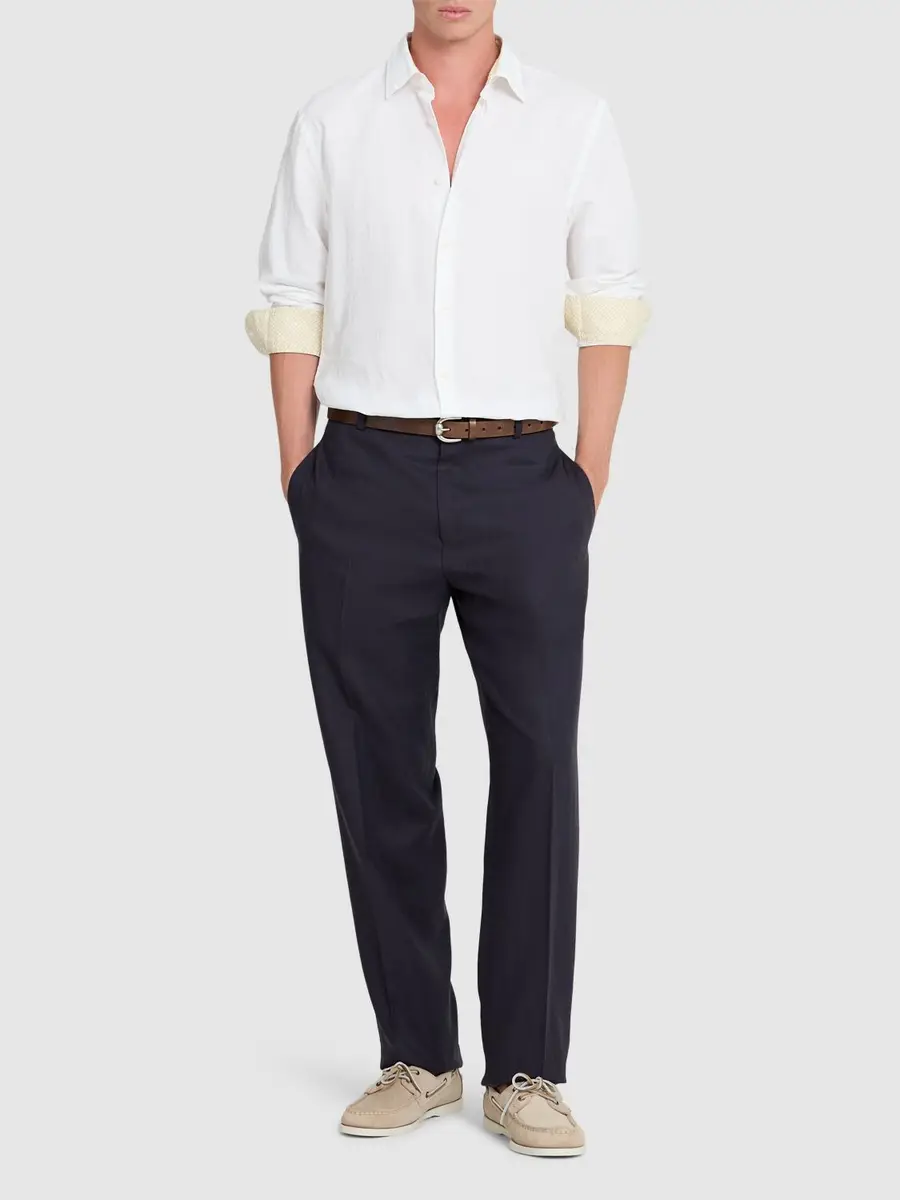 BOSS Kent Linen & Cotton Shirt | Thumbnail 2
