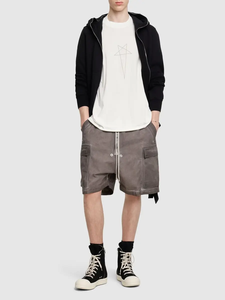 RICK OWENS DRKSHDW Tommy T Cotton T-shirt | Thumbnail 2
