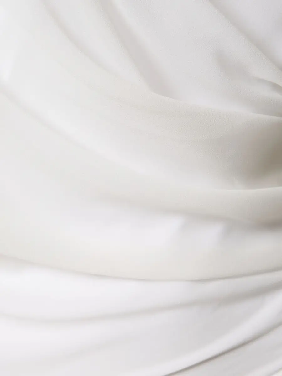 JACQUEMUS La Robe Castagna Draped Satin Dress | Thumbnail 5
