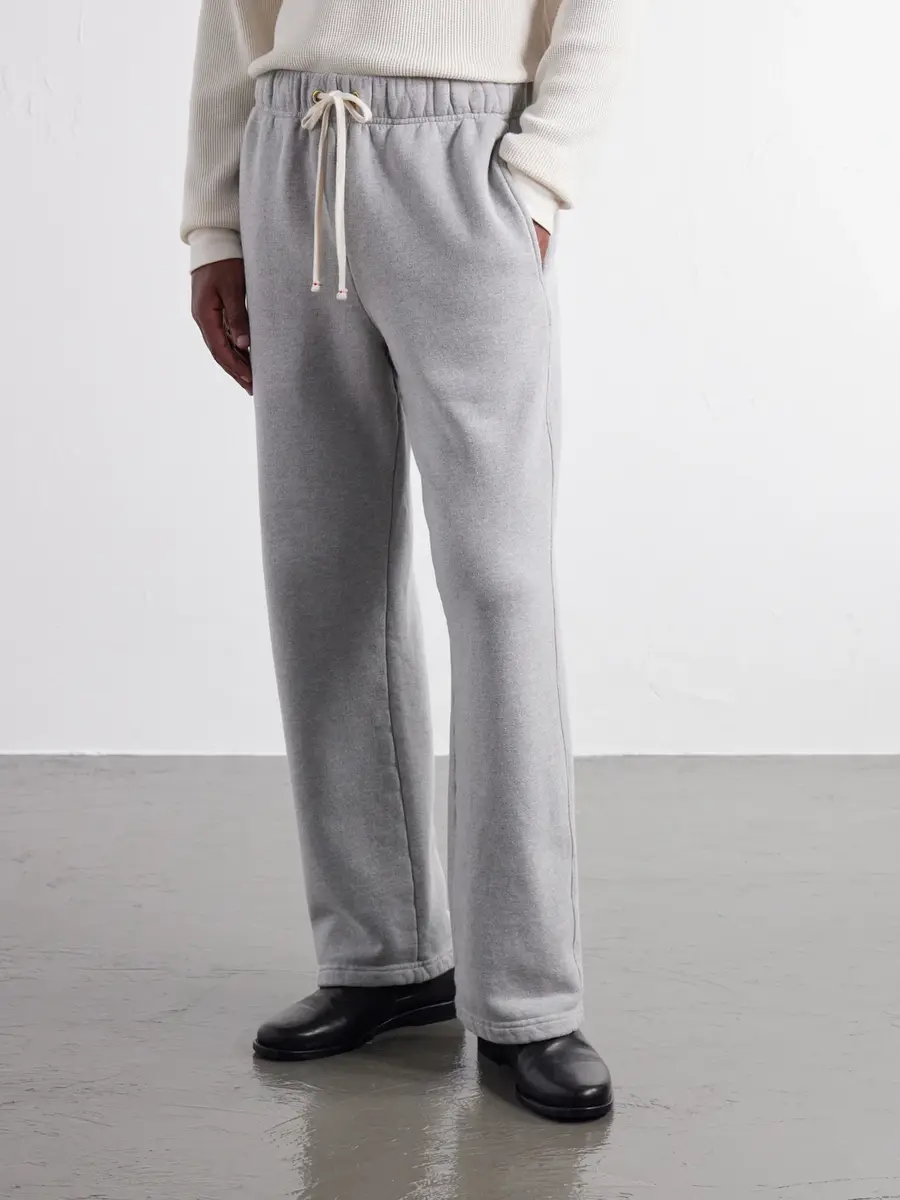 Les Tien Heavyweight Structured-Fleece Cotton-Jersey Sweatpants - Men | Thumbnail 3 Les Tien Heavyweight Structured-Fleece Cotton-Jersey Sweatpants - Men | Thumbnail 3