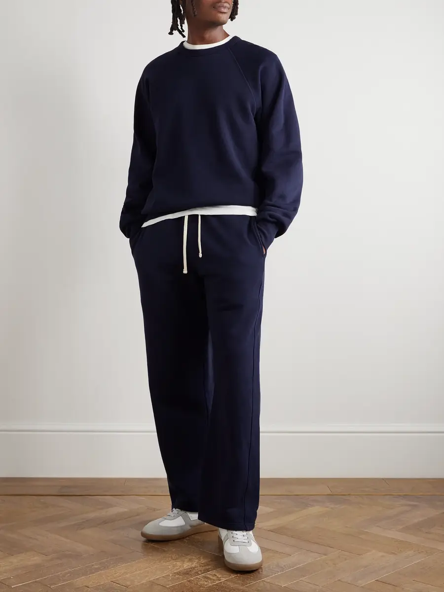 Les Tien Heavyweight Structured-Fleece Cotton-Jersey Sweatpants - Men | Thumbnail 2 Les Tien Heavyweight Structured-Fleece Cotton-Jersey Sweatpants - Men | Thumbnail 2