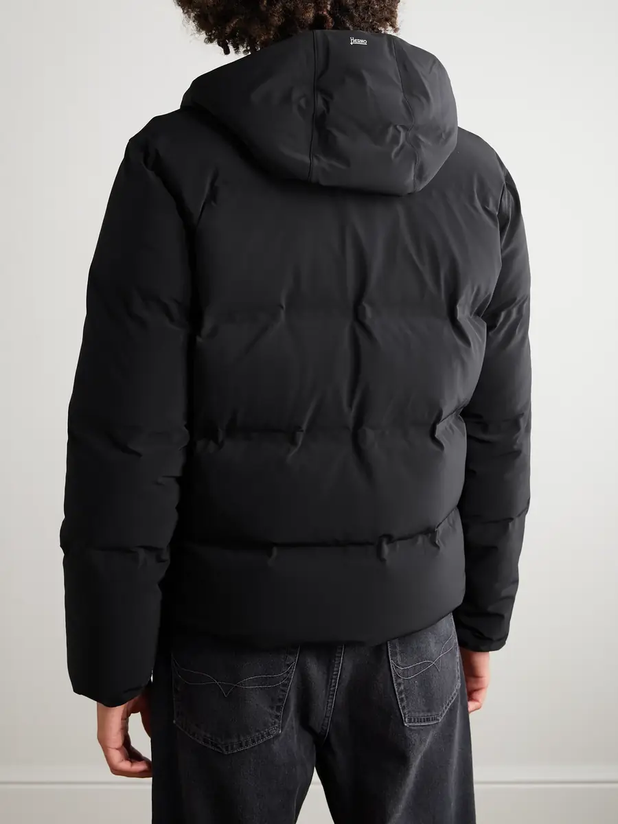 HERNO Quilted Stretch-Nylon Hooded Down Jacket - Men | Thumbnail 3 HERNO Quilted Stretch-Nylon Hooded Down Jacket - Men | Thumbnail 3