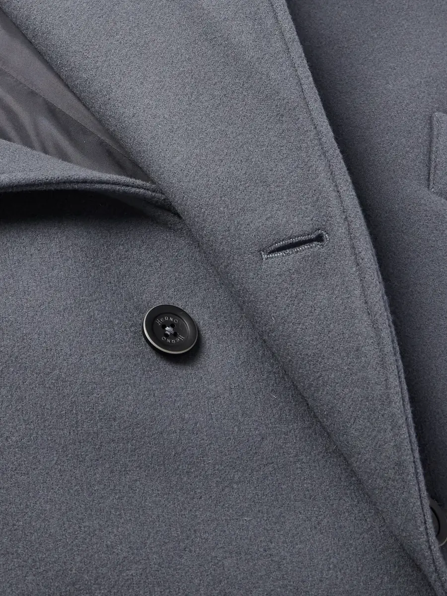 HERNO Wool-Blend Overcoat - Men | Thumbnail 4 HERNO Wool-Blend Overcoat - Men | Thumbnail 4